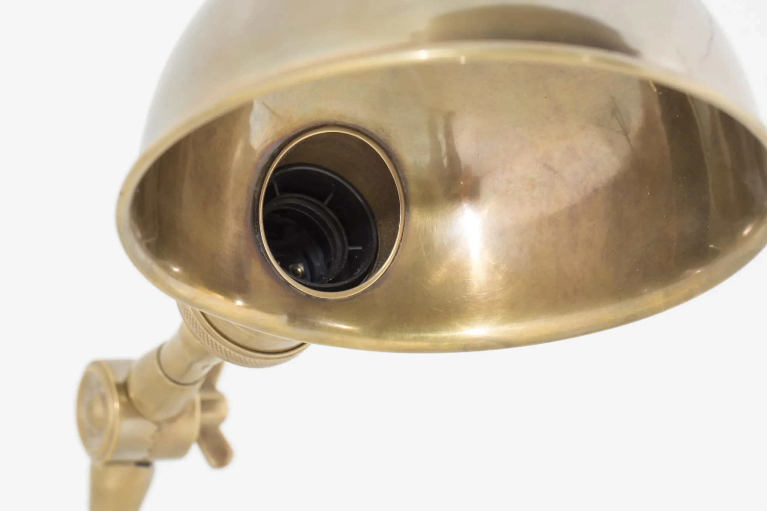 Twist, Floor Lamp, Brass Finish