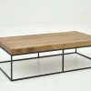Urban, Coffee Table, Oak And Metal, Light Brown