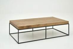Urban, Coffee Table, Oak And Metal, Light Brown