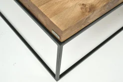 Urban, Coffee Table, Oak And Metal, Light Brown