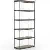 Urban, Rack, Oak And Metal, Dark Brown