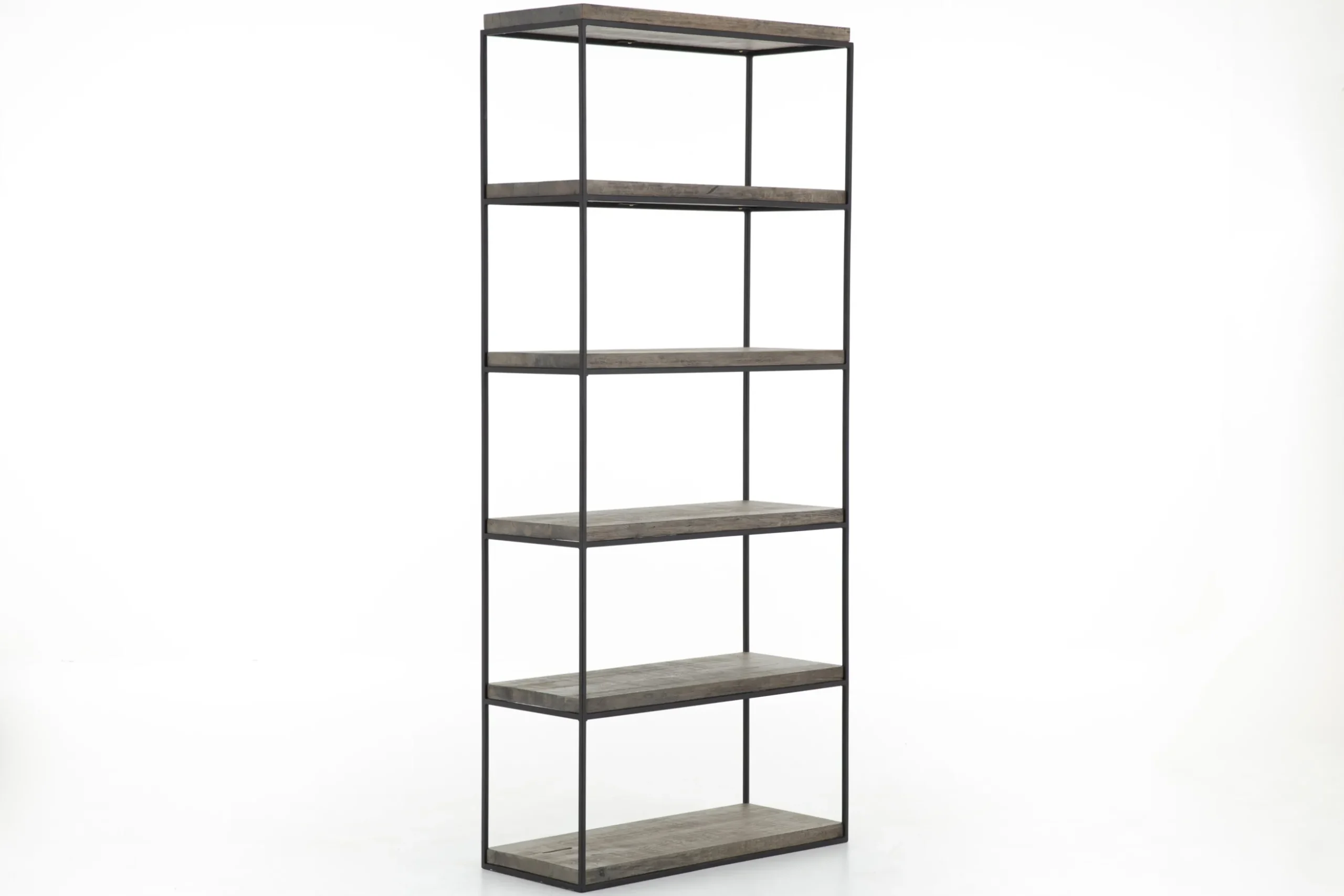 Urban, Rack, Oak And Metal, Dark Brown