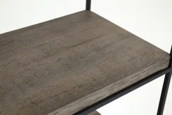 Urban, Rack, Oak And Metal, Dark Brown