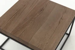 Urban, Side Table, Oak And Metal, Light Brown