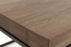 Urban, Side Table, Oak And Metal, Light Brown