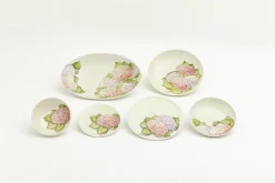 Villosa, Bowl, Ceramic, Flowers