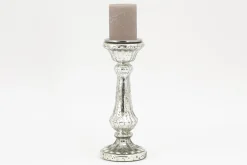 Vlada, Candlestick, Mercury Glass, L