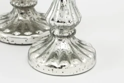 Vlada, Candlestick, Mercury Glass, L