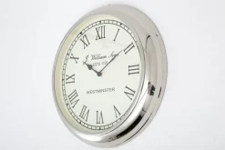 Walters, Wall Clock, Nickel