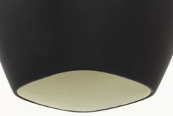 Wyatt, Pendant Lamp, Black/White, Model 1
