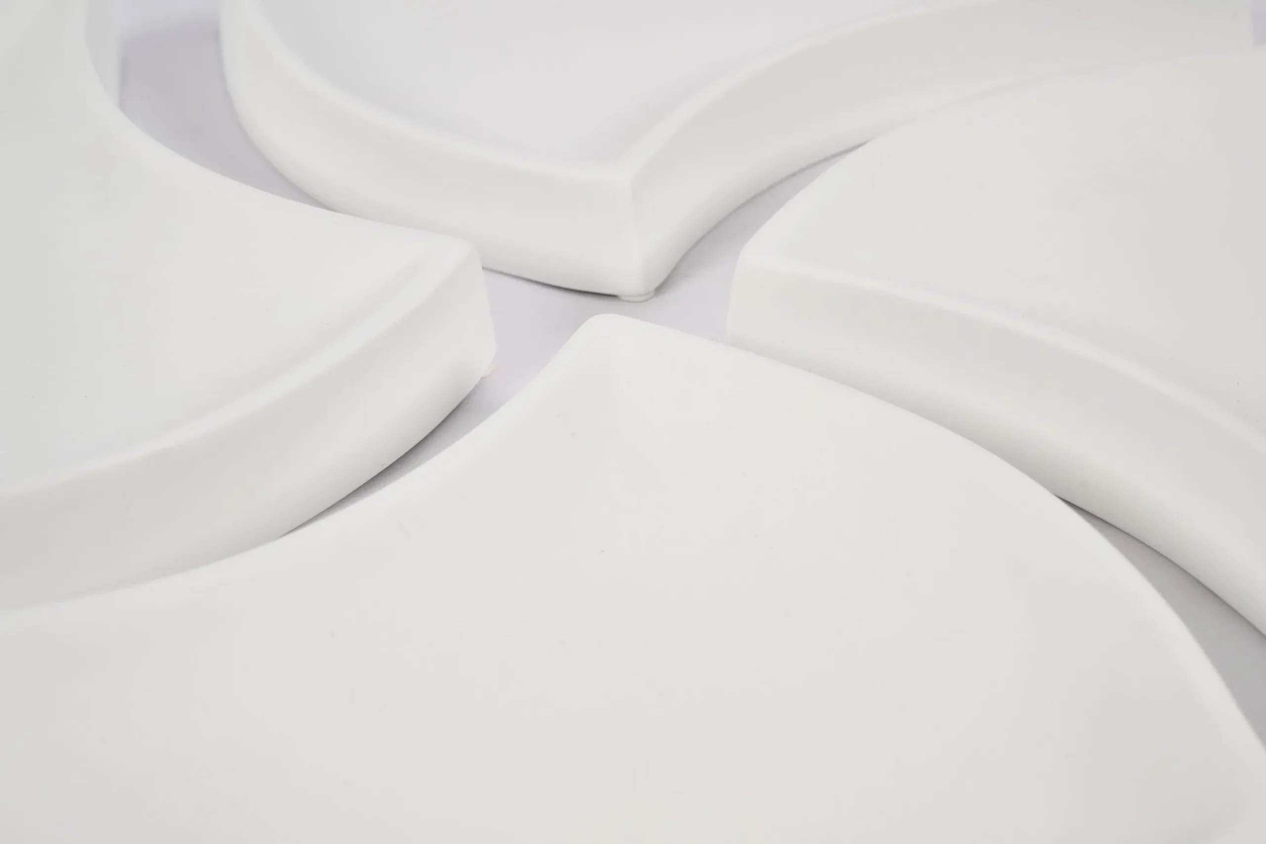 Yuni, Bowl, Ceramic, White, Set Of 4