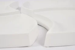 Yuni, Bowl, Ceramic, White, Set Of 4