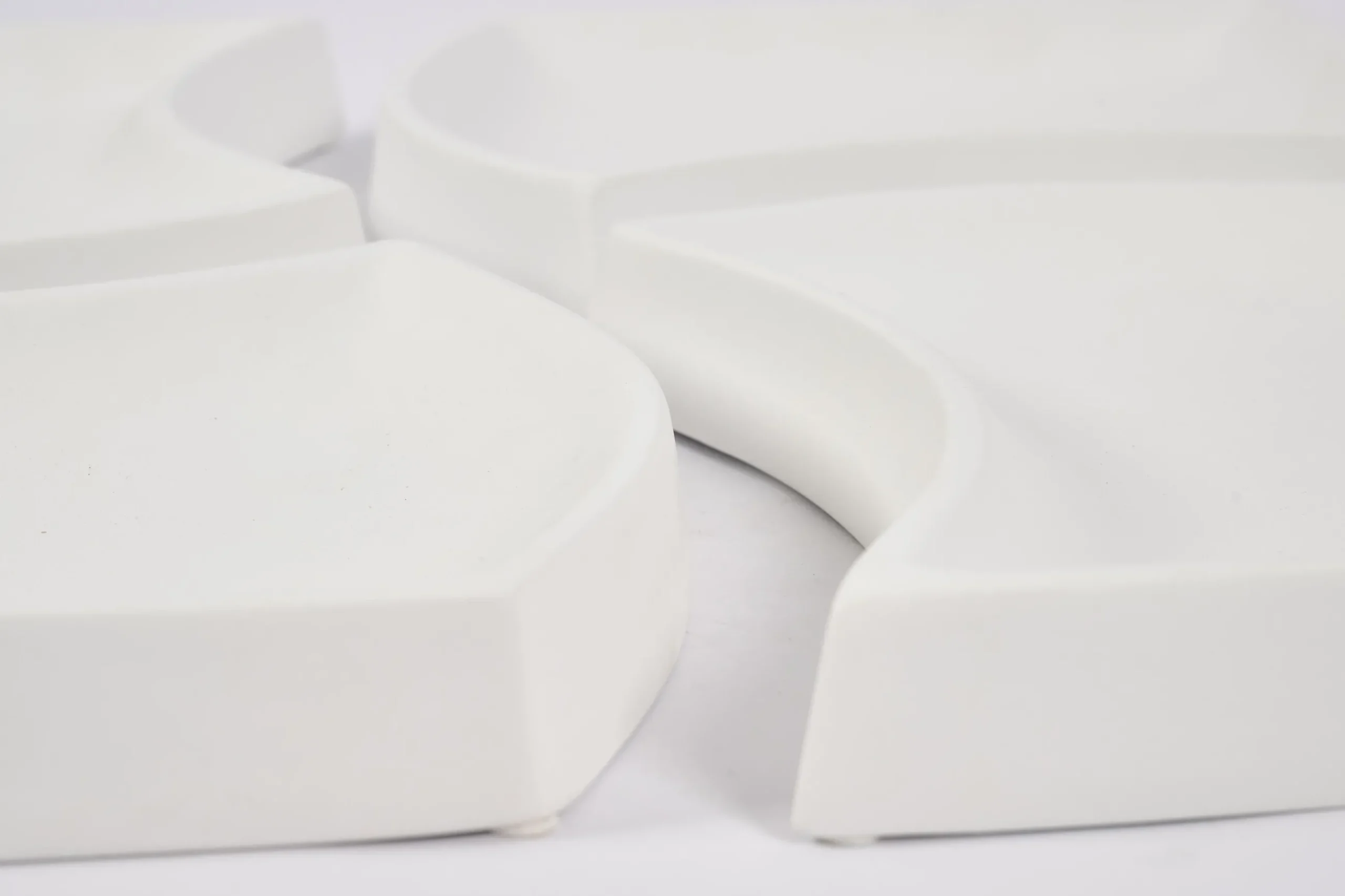 Yuni, Bowl, Ceramic, White, Set Of 4