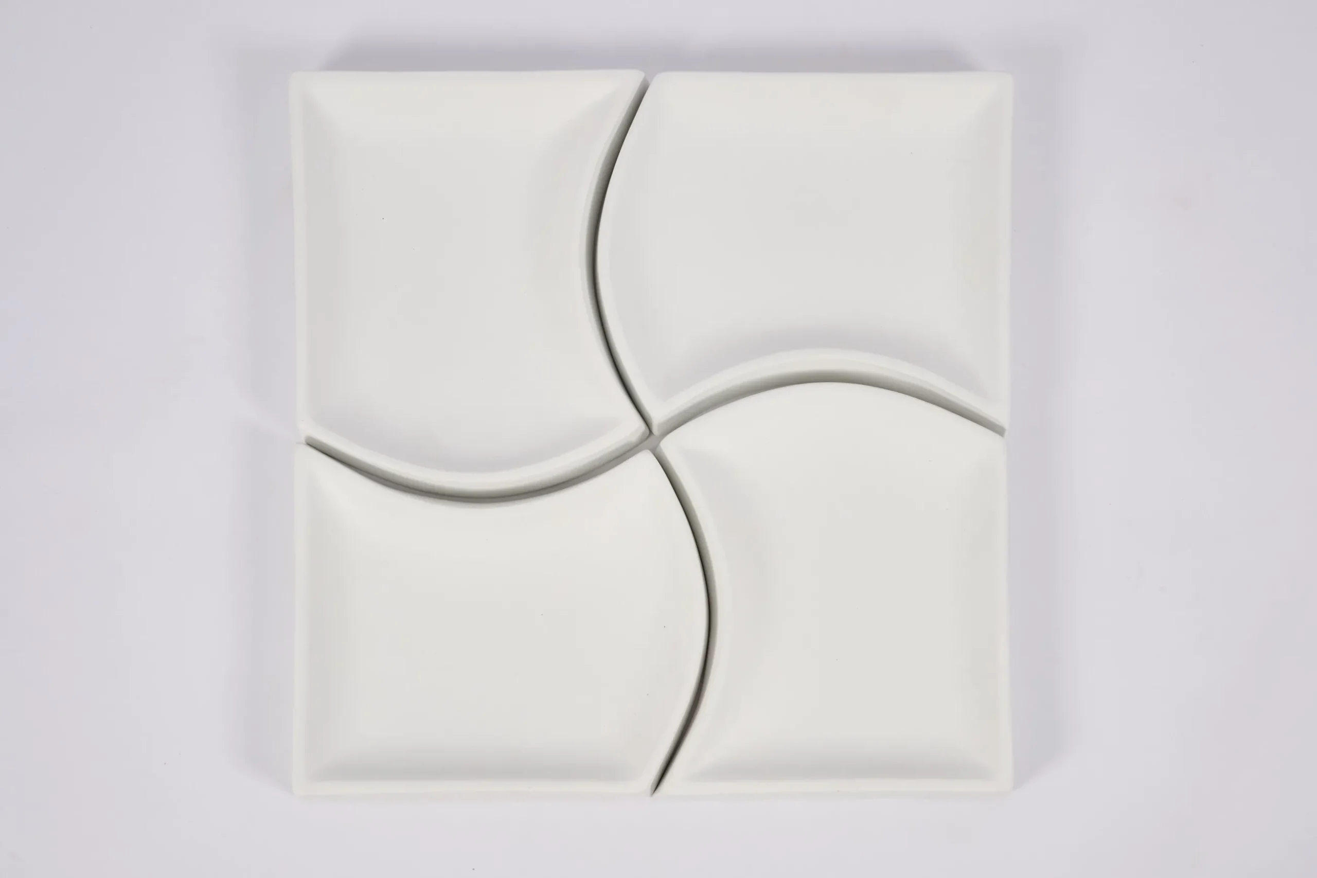 Yuni, Bowl, Ceramic, White, Set Of 4