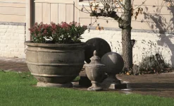 Zedar, Decoball On Foot, Reconsituted Stone On Fiberglass, L