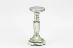 Zinia, Candlestick, Mercury Glass, S