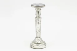 Zinia, Candlestick, Mercury Glass, L